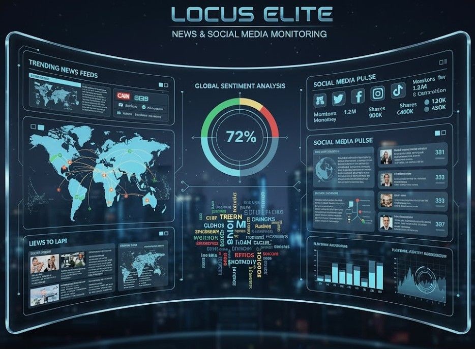 News & Social Media Monitoring​